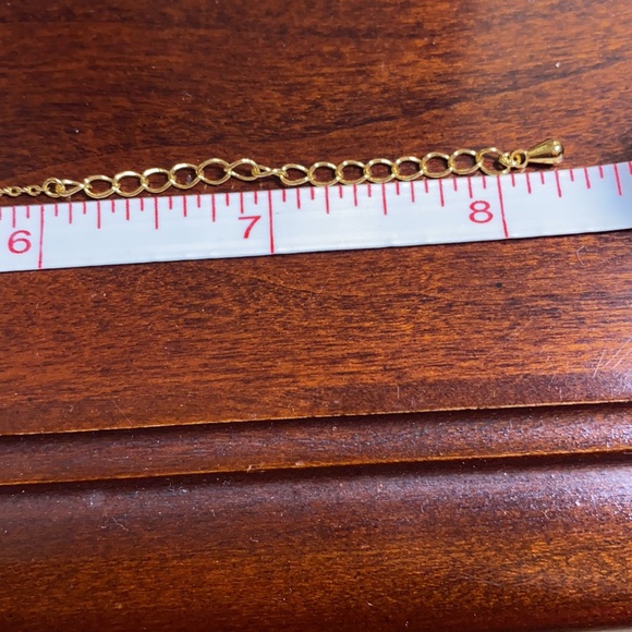 Clover Cubic Zirconia Gold Tone Bracelet. NWT - Picture 8 of 8